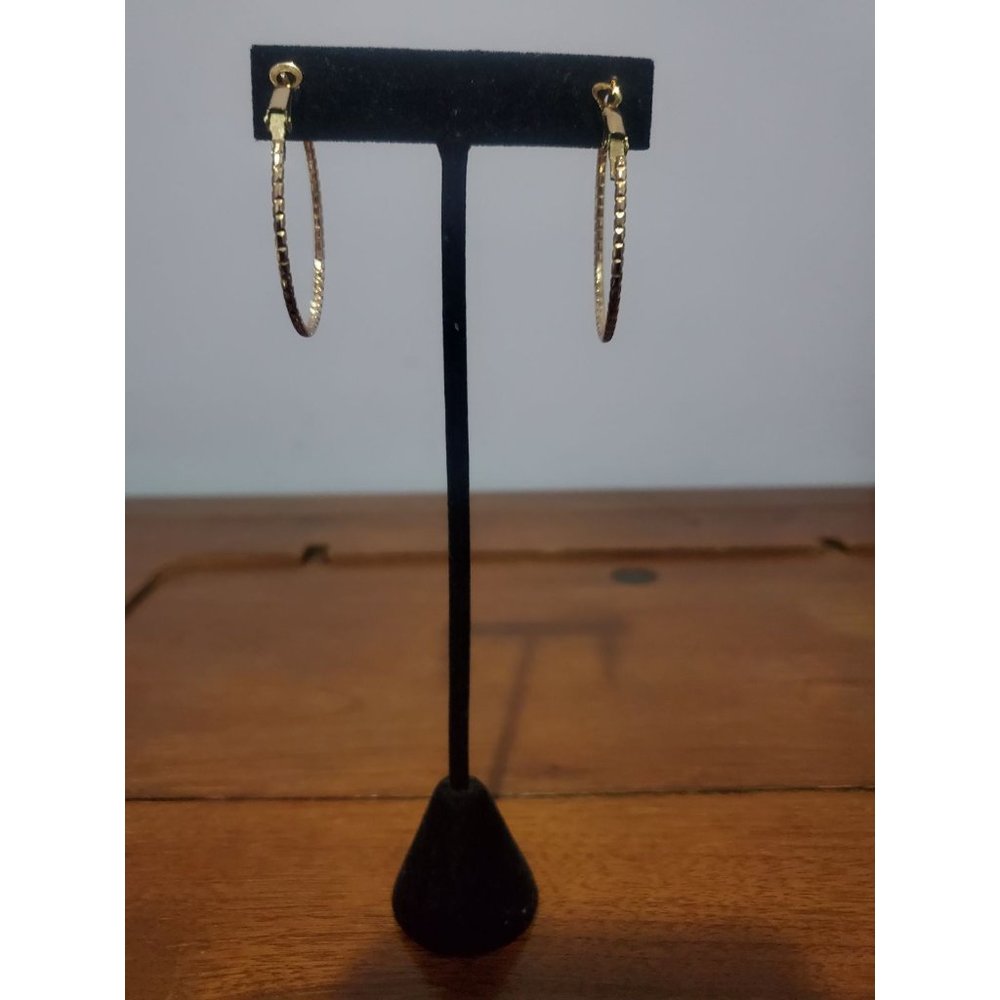 Gold plated Hoop earrings